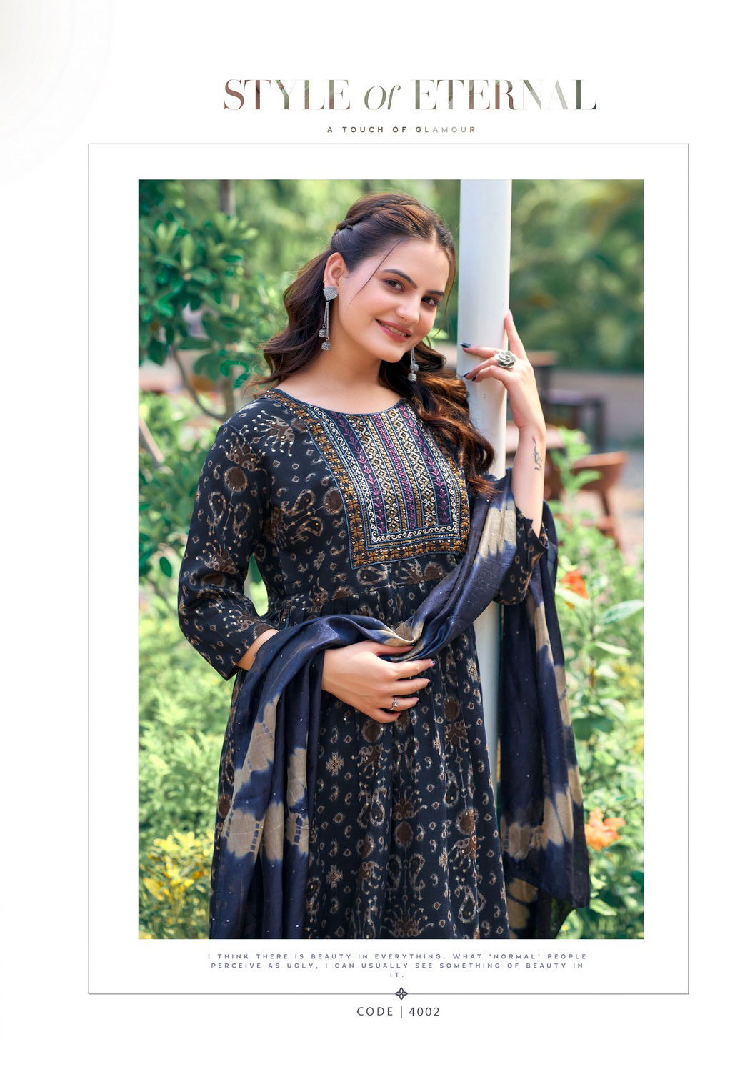 Sara Vol 4 By Mystic 9 Naira Cut Rayon Printed Kurti With Bottom Dupatta Wholesalers In Delhi
